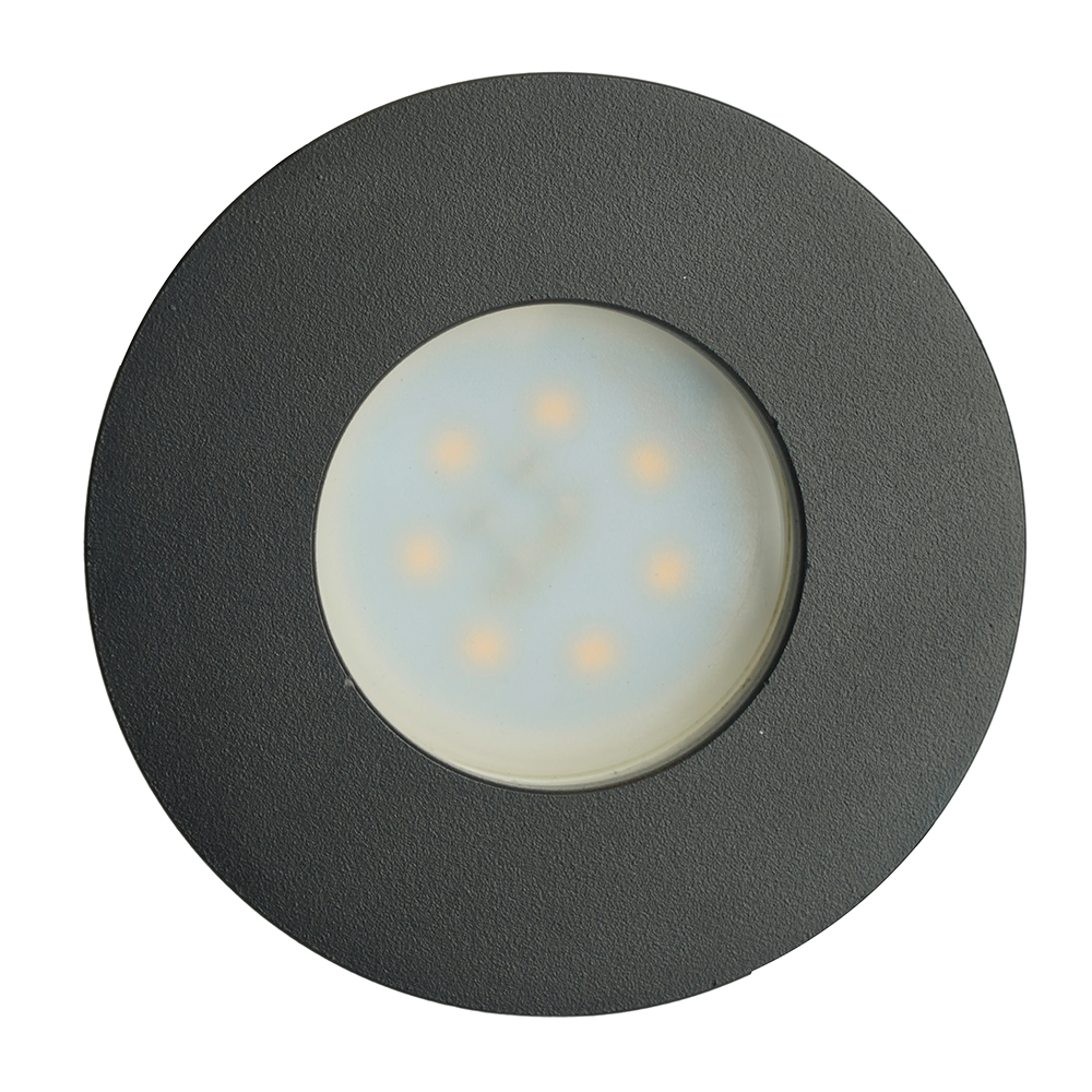 Светильник встраиваемый Feron DL3114 потолочный MR16 G5.3 черный IP44