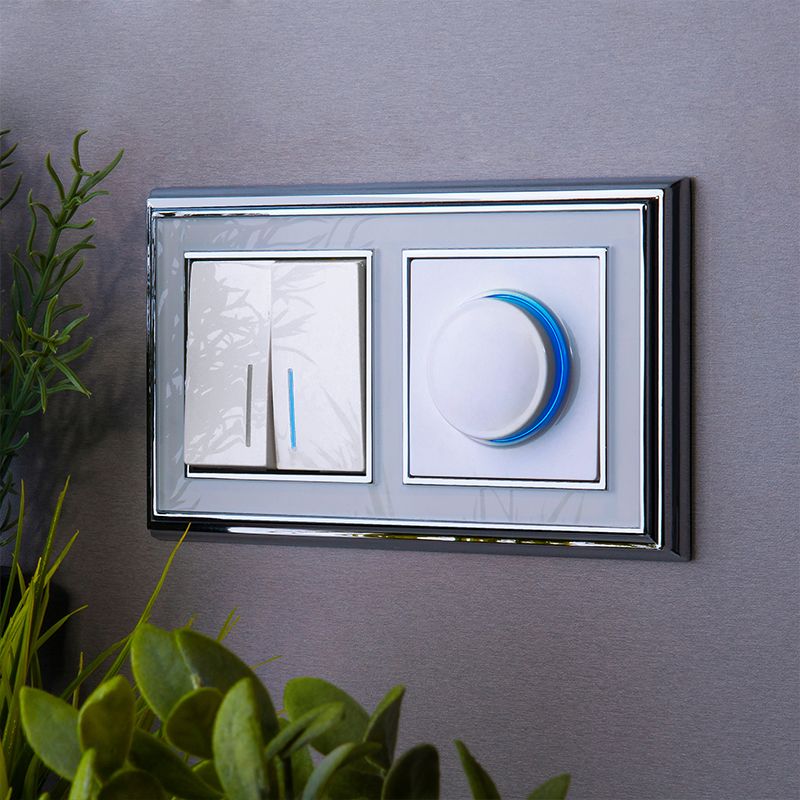 Диммер с подсветкой WERKEL (белый) WL01-DM600-LED / W1142101 / a041383