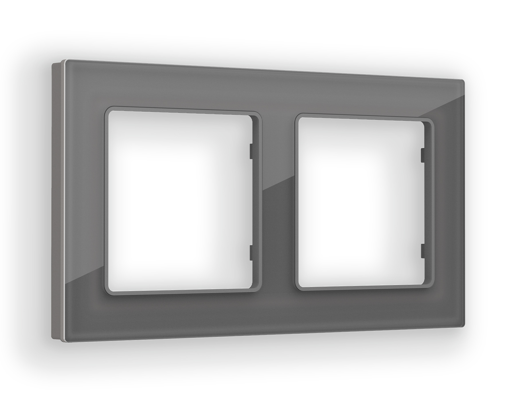 AF330652 Рамка ALFA Platos (Антрацит серый Стекло органическое) 2-ая