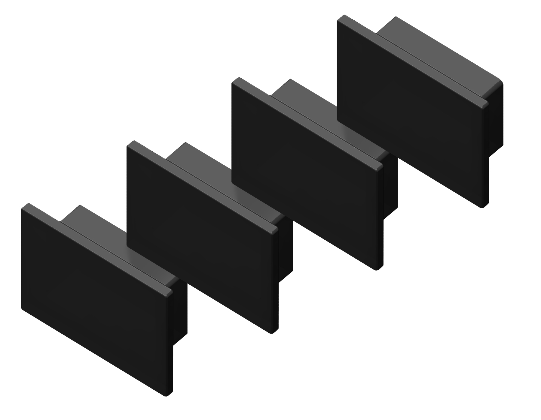 GP8370 BK черный 15.7*12