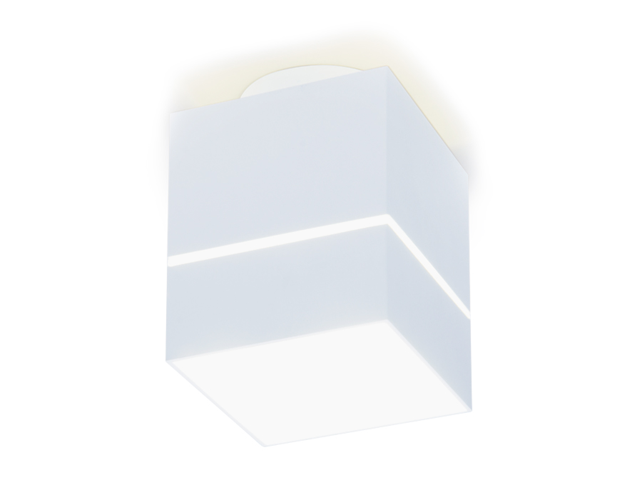 Накладной светильник TN257 WH/S белый/песок LED 4200K 7W 80*80*100