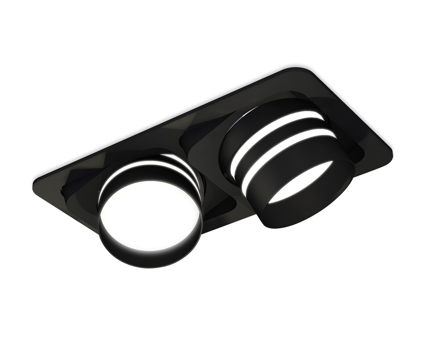 Встраиваемый поворотный светильник XC7664082 SBK/FR черный песок/белый матовый MR16 GU5.3 (C7664, N7142)