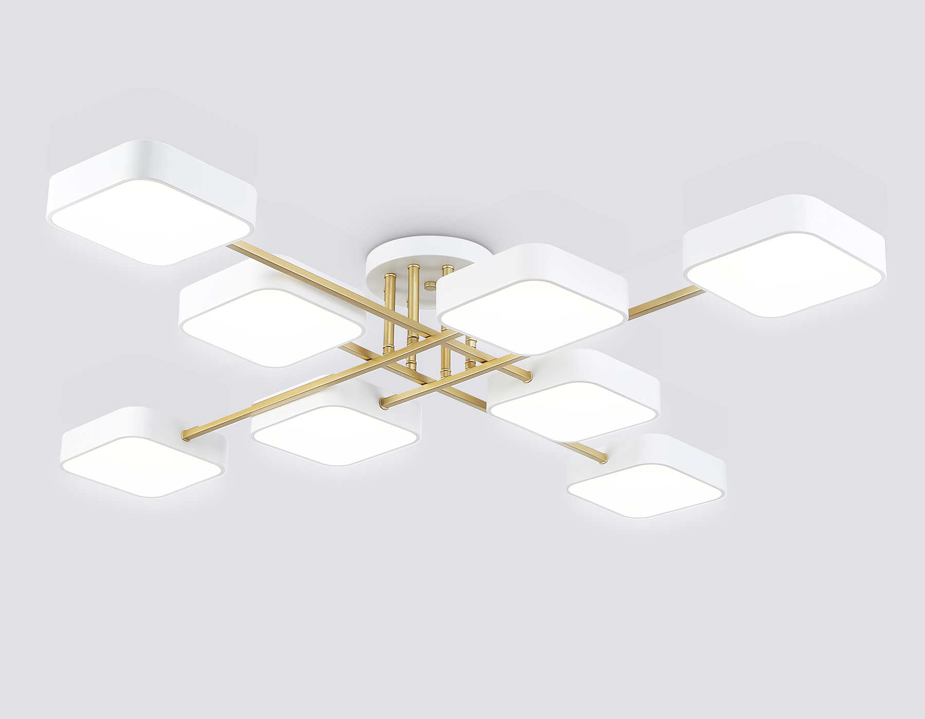 FL516346/8 WH/GD белый/золото 144W 3000-6000K 1060*1060*150 (без ПДУ) FL516346/8 WH/GD белый/золото 144W 3000-6000K 1060*1060*150 (без ПДУ)