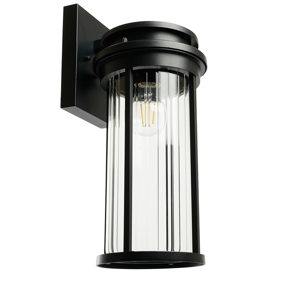 Светильник садово-парковый Feron PL781  на стену вниз 40W 220-240V E27, черный