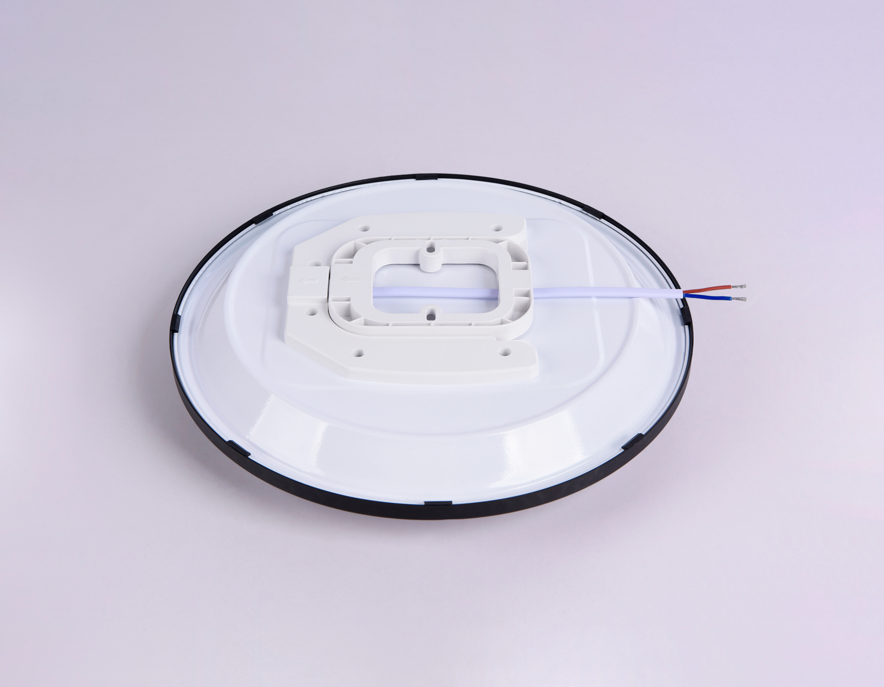 FZ1233 BK черный IP44 22W 6400К D260*55 (Без ПДУ)