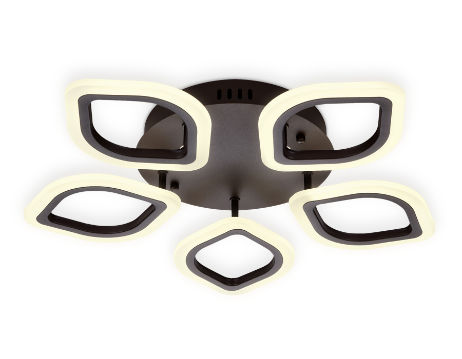 Потолочный светодиодный светильник Ambrella с пультом FA443 кофе 60W 540*520*80