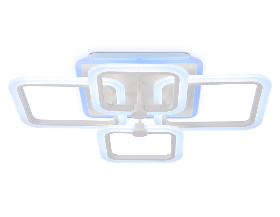 Потолочный светодиодный светильник Ambrella с пультом FA533 белый 105W 770*540*120