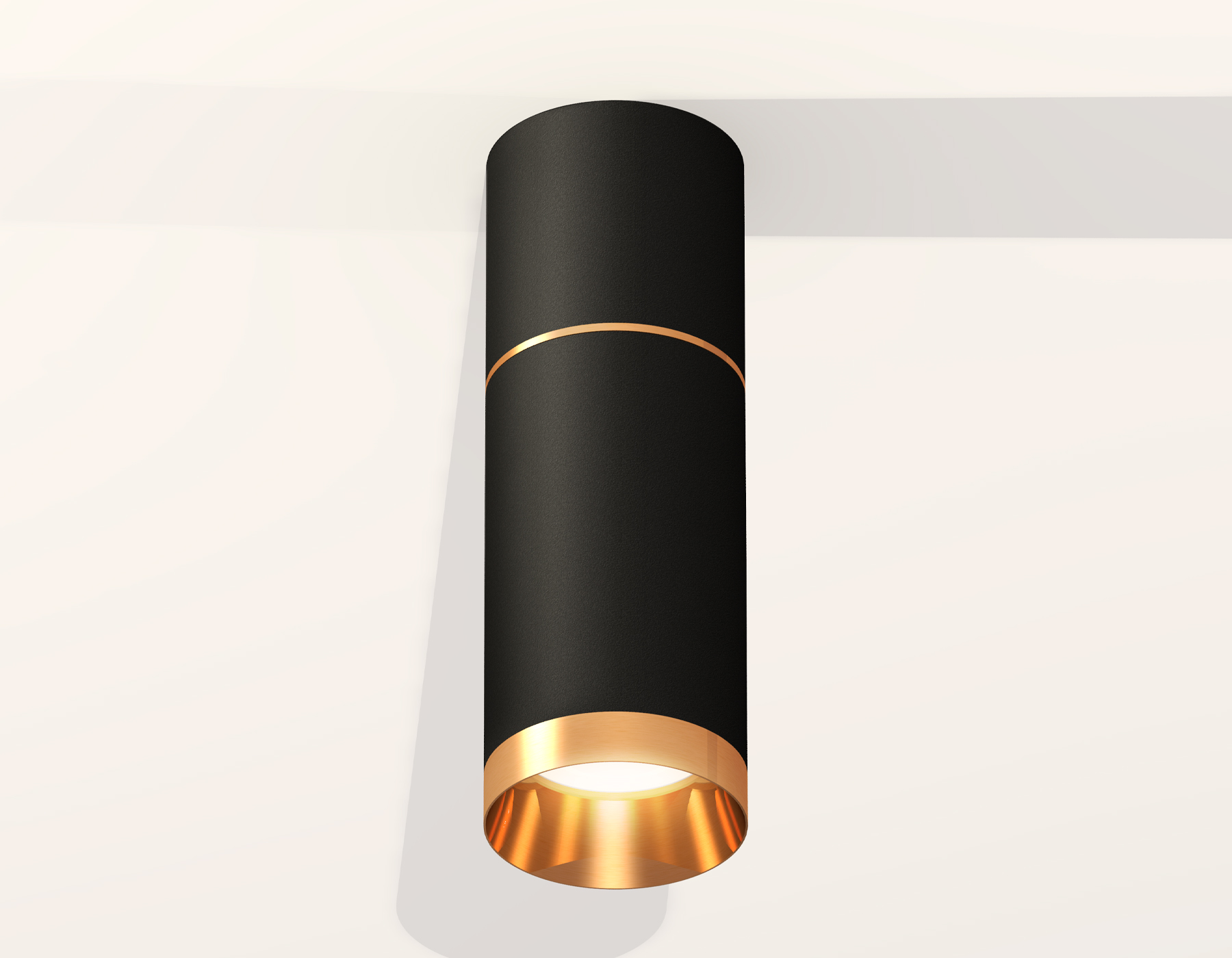 Накладной светильник XS6323062 SBK/PYG черный песок/золото желтое полированное MR16 GU5.3 (C6302, A2062, C6323, N6134)