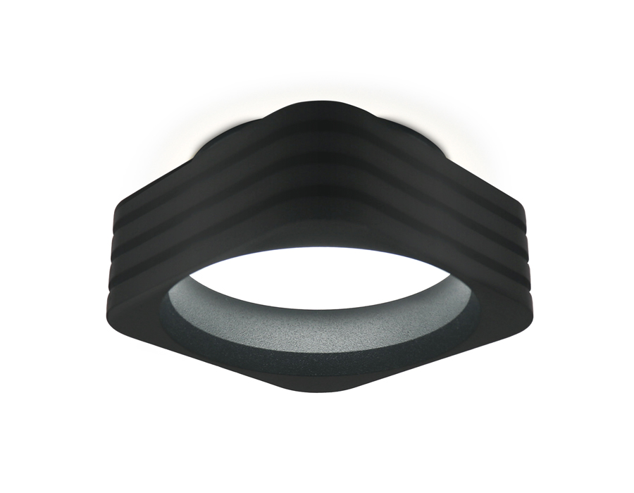 Встраиваемый точечный светильник Ambrella TN306 SBK черный песок GU5.3 86*86*60