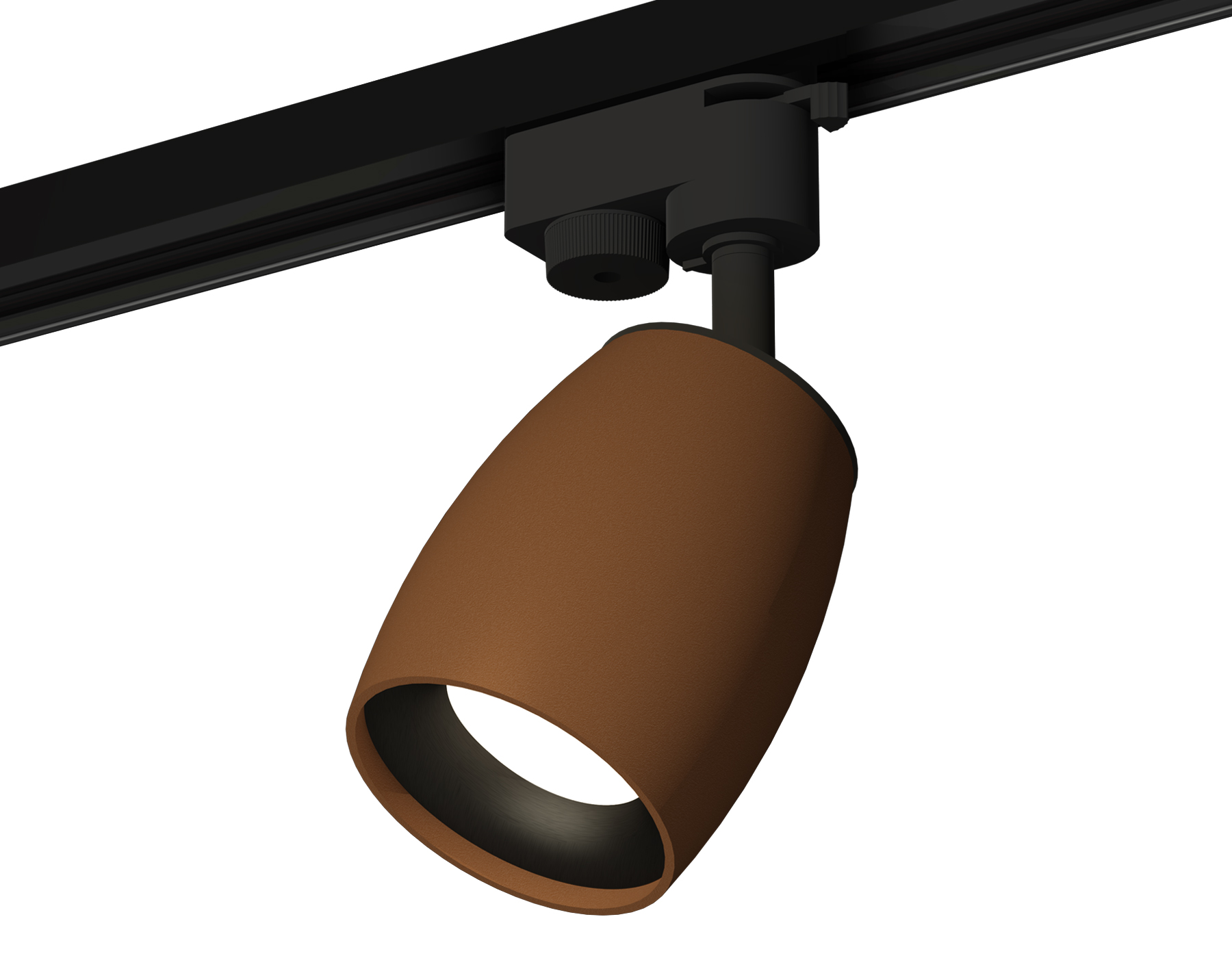 Комплект трекового светильника Ambrella XT1124031 SCF/PBK кофе песок/черный полированный MR16 GU5.3 (A2521, C1124, N7011)