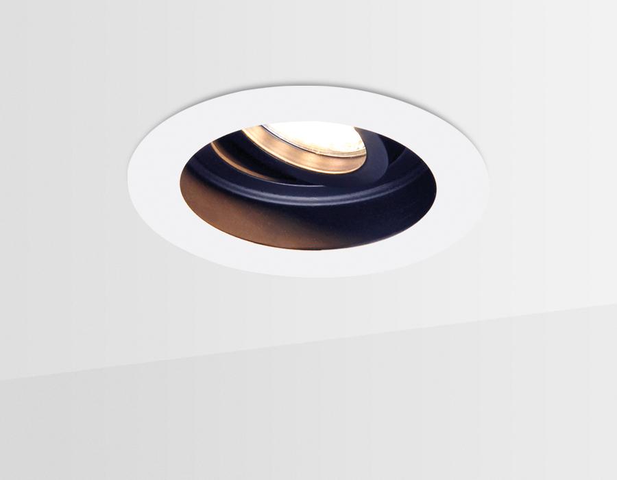 Встраиваемый светильник Ambrella Techno TN176 WH/BK белый/черный