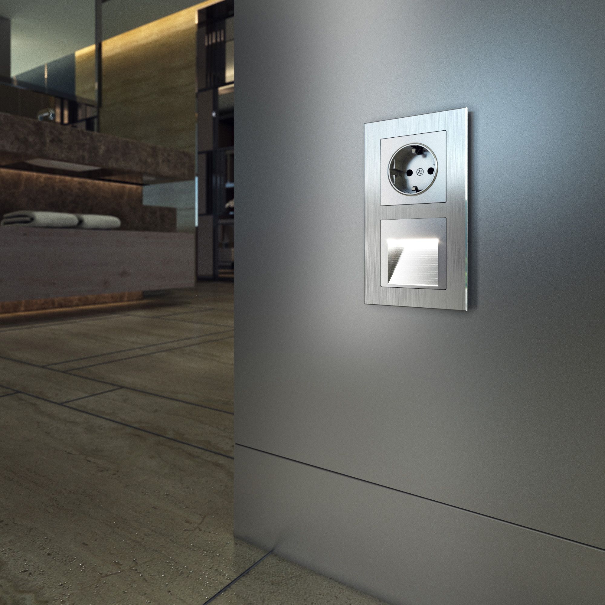 Встраиваемая LED подсветка Werkel 4000K IP20 (серебряный) WL06-BL-02-LED / W1154206 / a045380