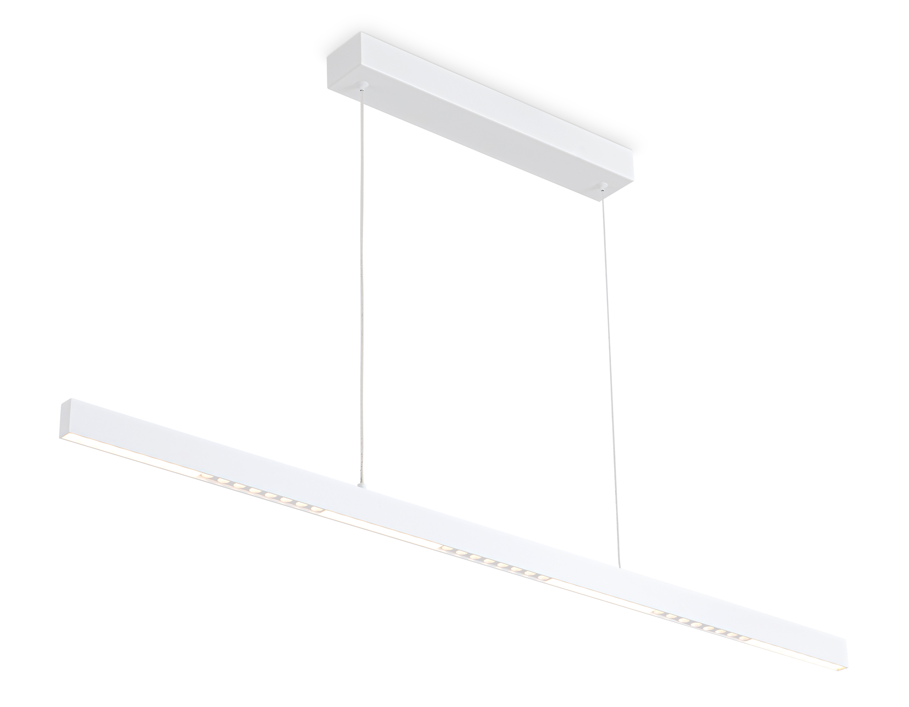 Подвесной LED светильник FL5831 WH белый 25W 3000K/4200K/6400K 1037*17.5*750 (без ПДУ)