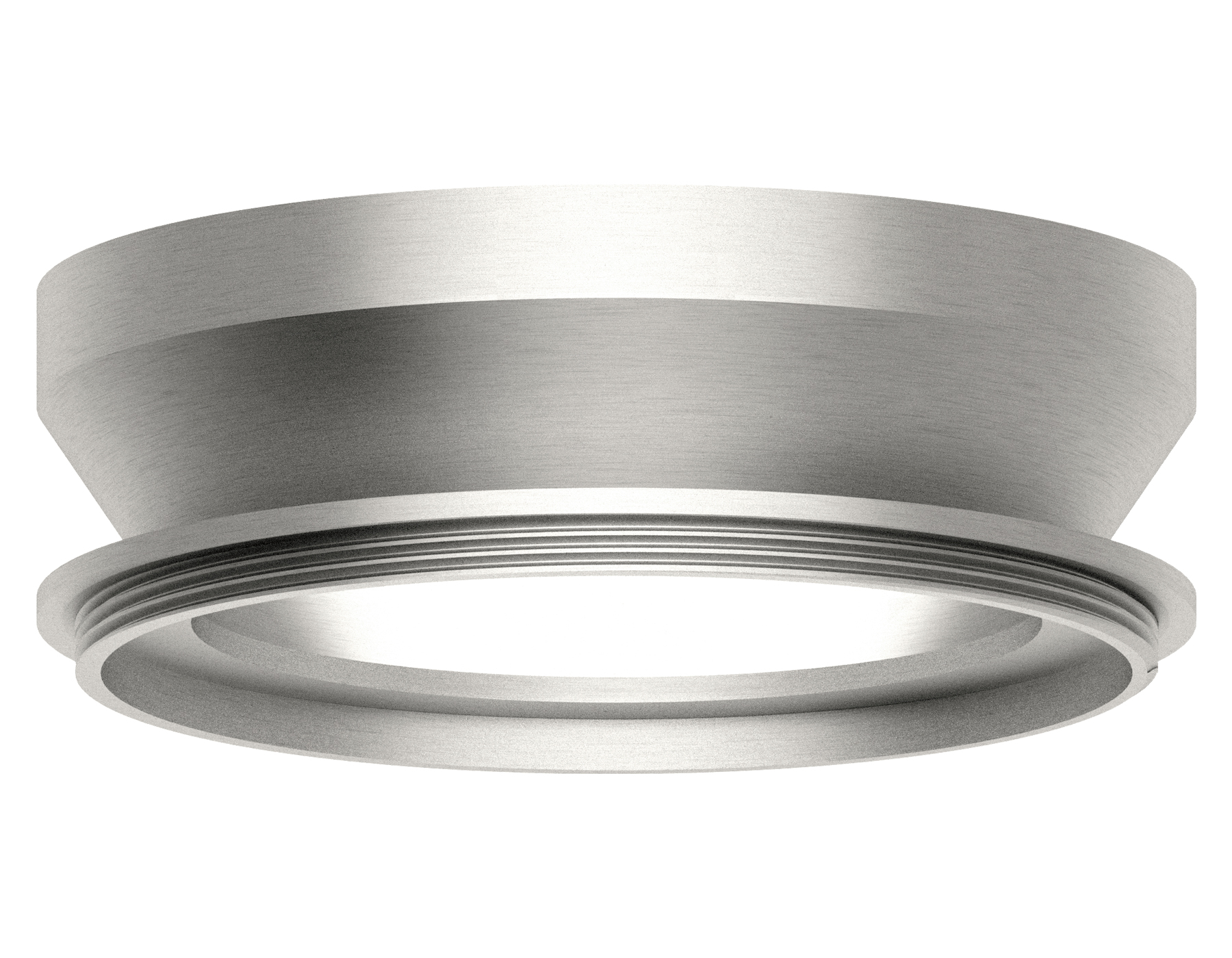 Насадка задняя накладная для корпуса светильника Ambrella N8907 MCH хром матовый D85*H30mm Out25mm GX53