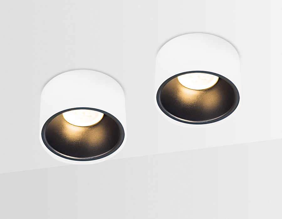 Встраиваемый светильник Ambrella Techno TN146 WH/BK белый/черный Встраиваемый светильник Ambrella Techno TN146 WH/BK белый/черный