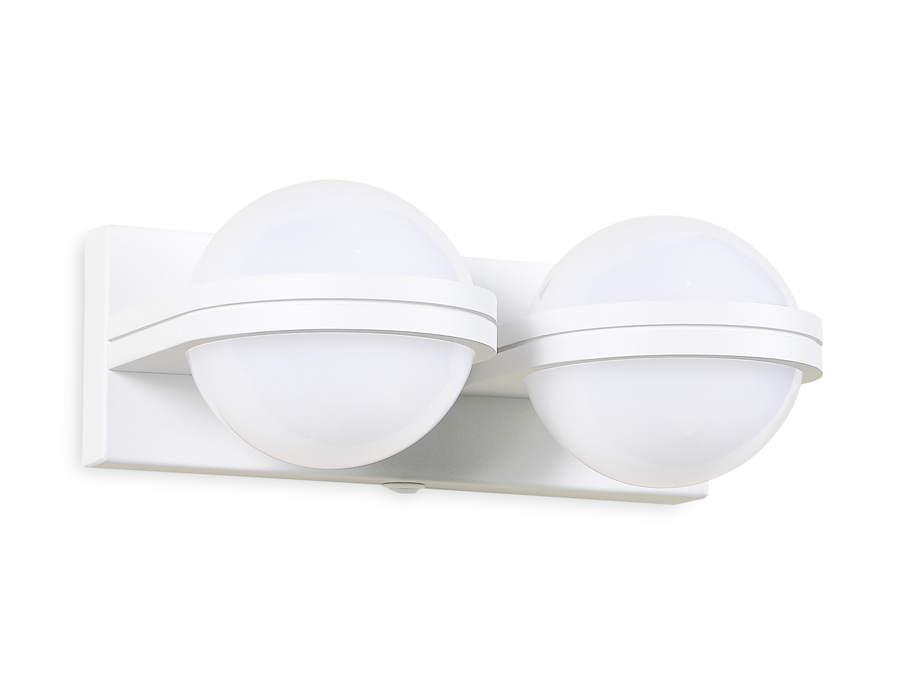 Настенный светодиодный светильник с выключателем Ambrella FW556/2 SWH белый песок LED 3000K 10W 240*80*138