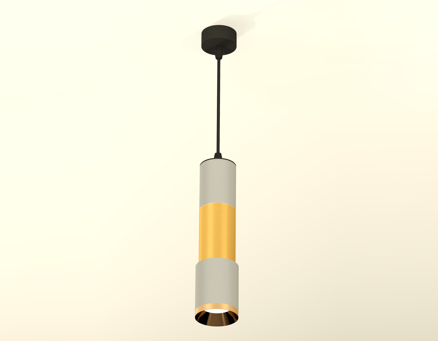 Подвесной светильник XP7423040 SGR/PYG серый песок/золото желтое полированное MR16 GU5.3