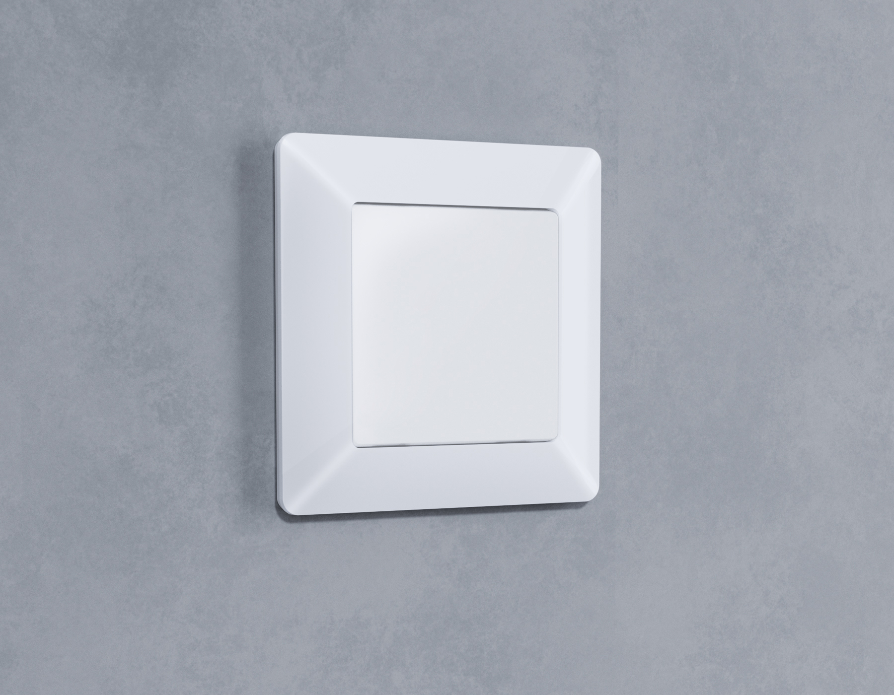 AP1360 Лицевая панель ALFA (Белый матовый) заглушка для суппорта QUANT