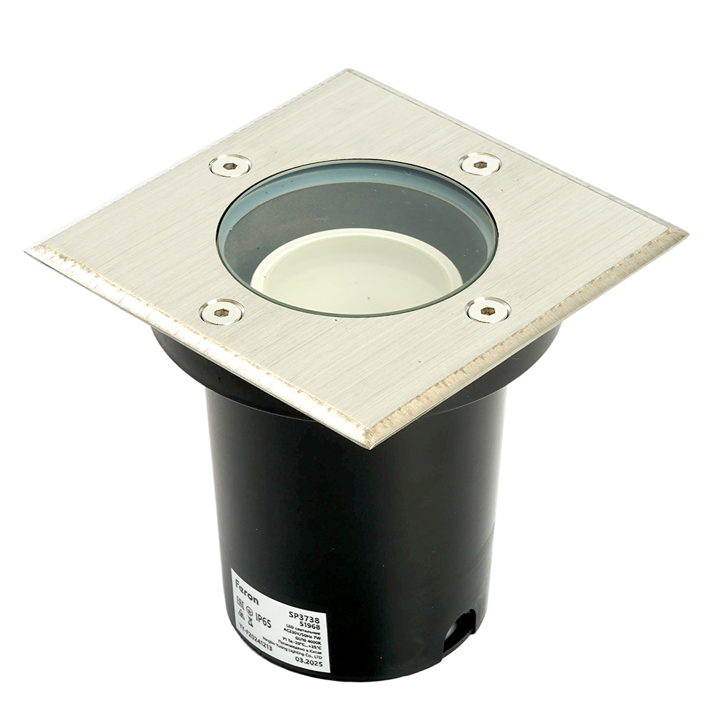 Светодиодный светильник тротуарный (грунтовый) Feron SP3738 7W 4000K 230V IP65