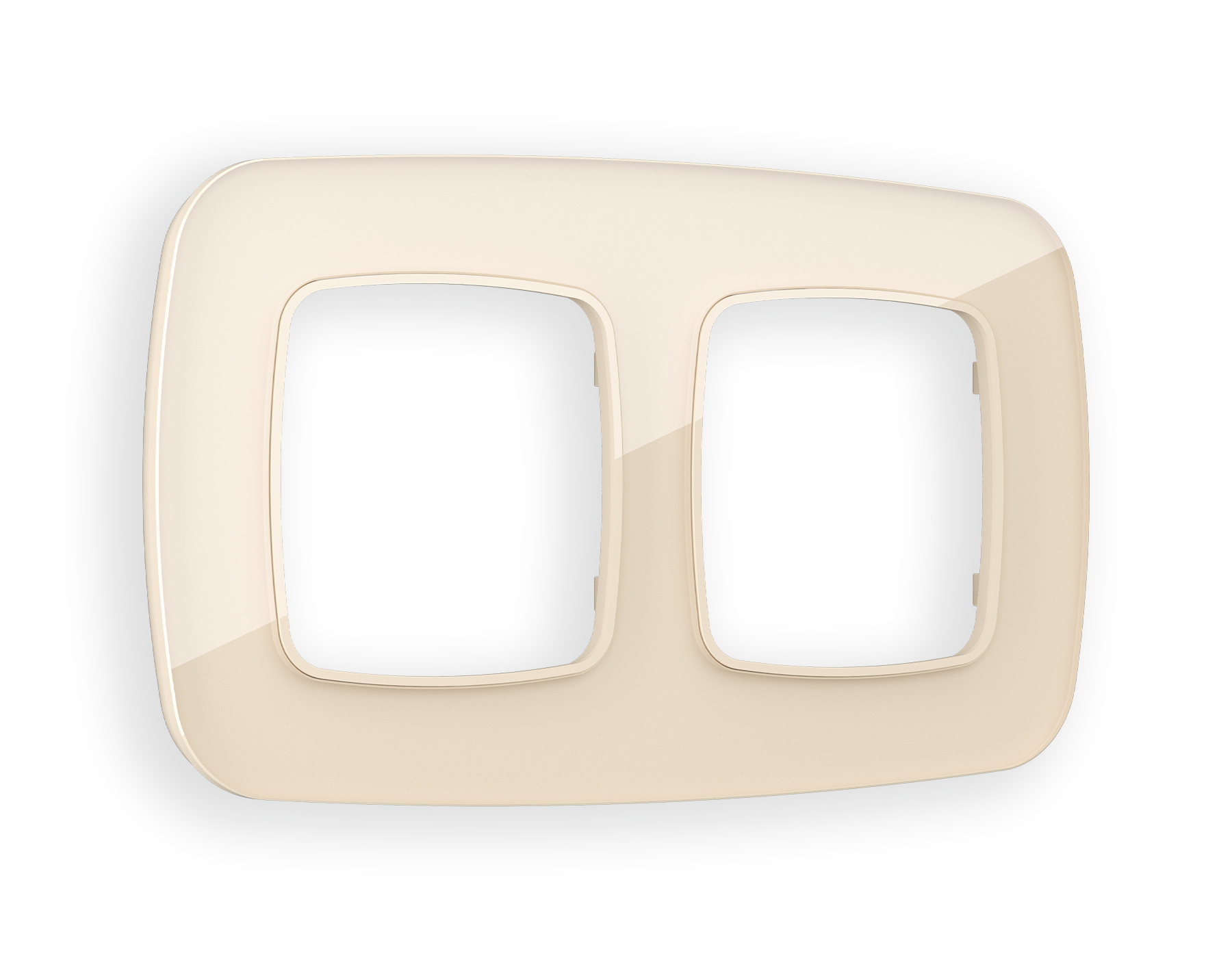 OF350302 Рамка OMEGA Radian (Бежевый Стекло закаленное натуральное) 2-ая