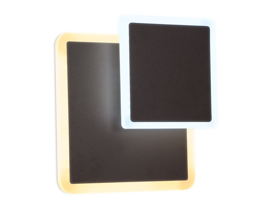 Настенный светодиодный светильник FW108 CF Ambrella кофе LED 3000K/6400K 18W 240*220*50