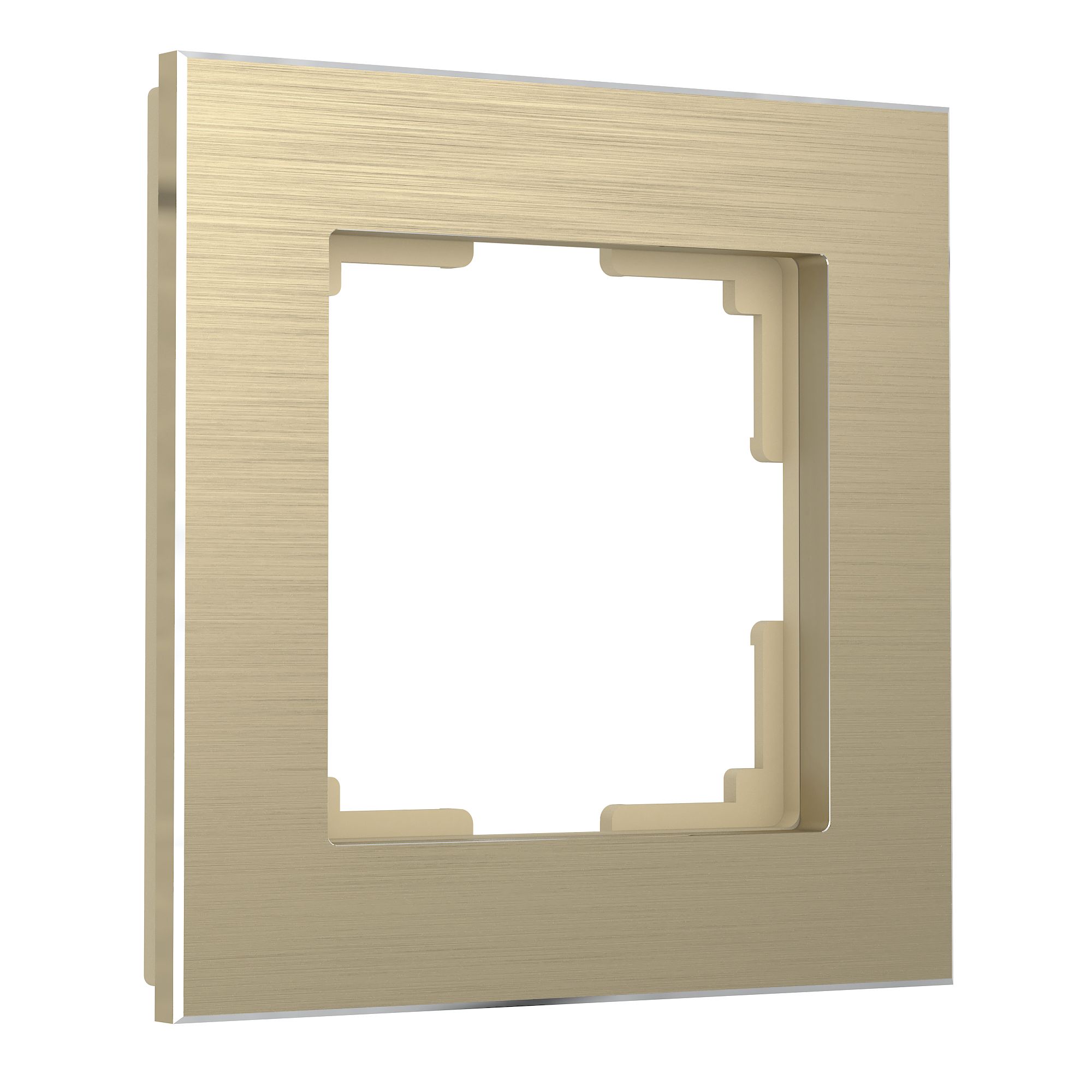 Рамка на 1 пост Werkel Aluminium (шампань) / W0011711 / a052312