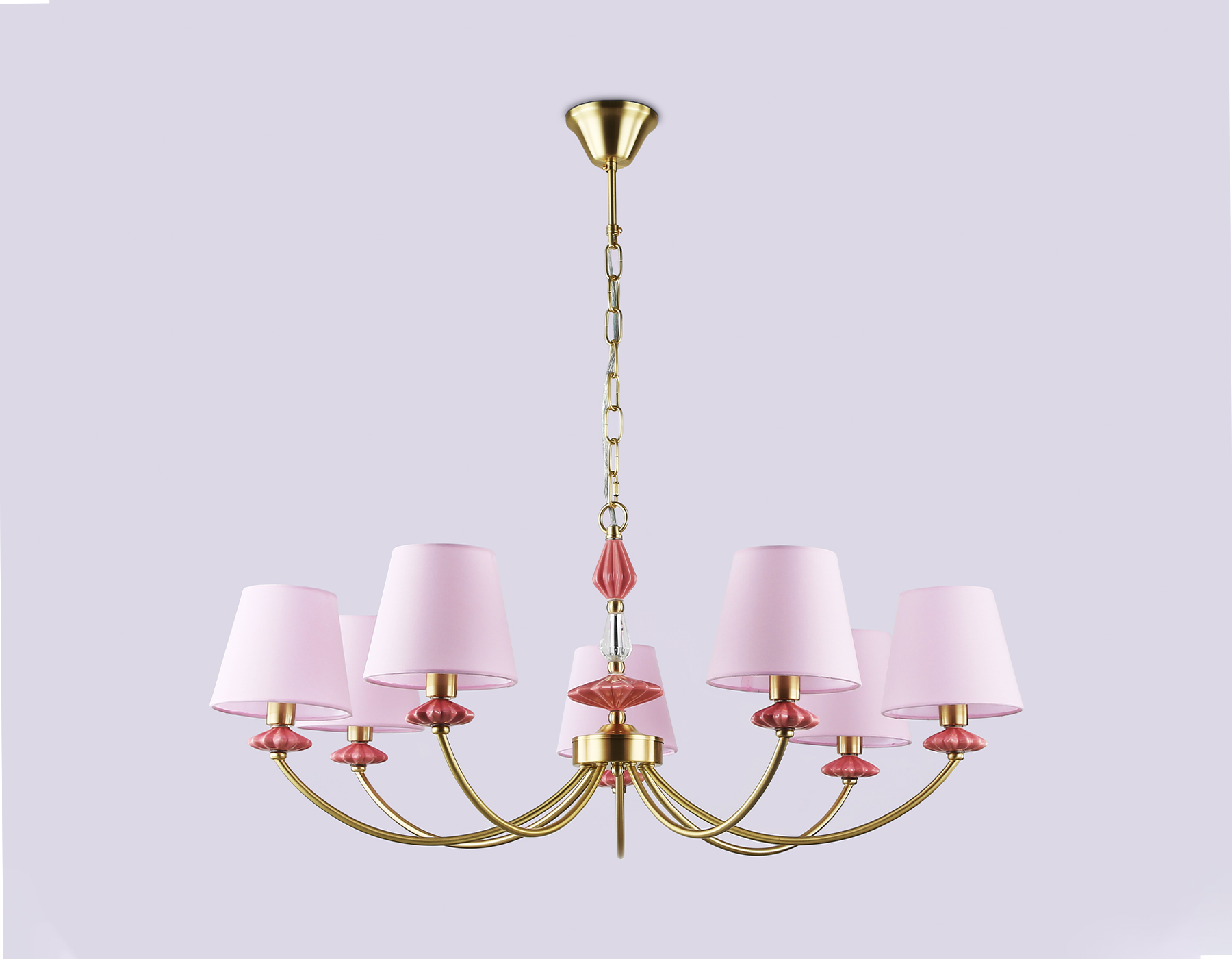 LH75025/7 GD/PI золото/розовый E14/7 max 40W D890*800