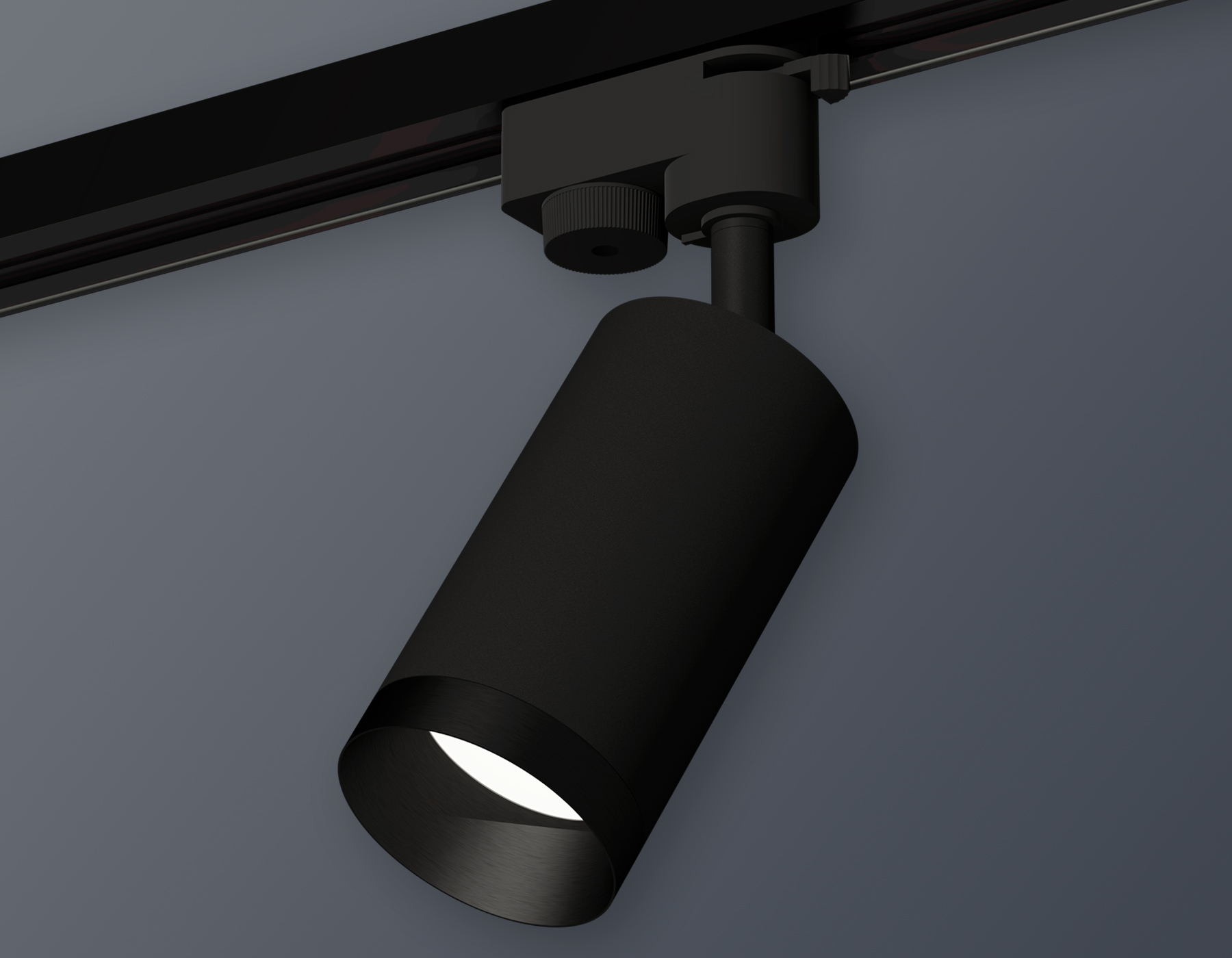 Комплект трекового светильника Ambrella XT6323061 SBK/PBK черный песок/черный полированный MR16 GU5.3 (A2521, C6323, N6131)