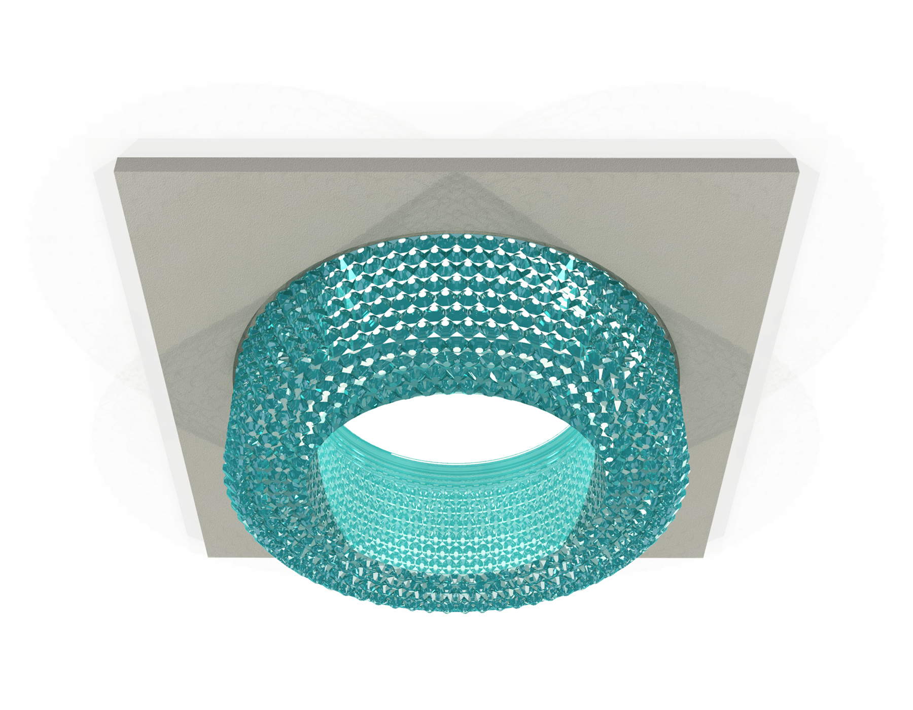 Встраиваемый светильник XC7633023 SGR/BL серый песок/голубой MR16 GU5.3 (C7633, N7194)