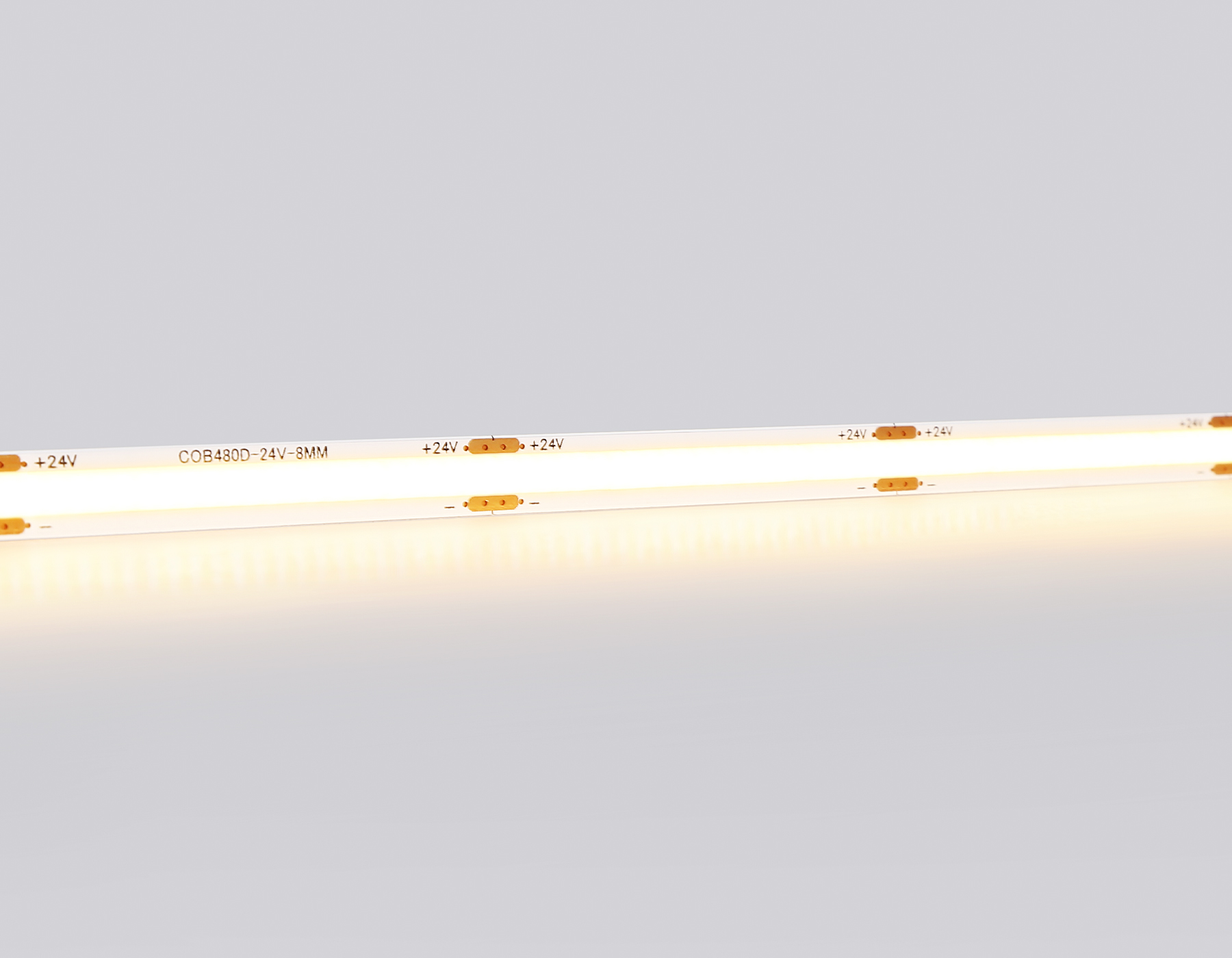 GS4701 COB 480Led/ 12W m/ 24V IP20 3000K/ 5000*8*1.54mm (2 конт.)