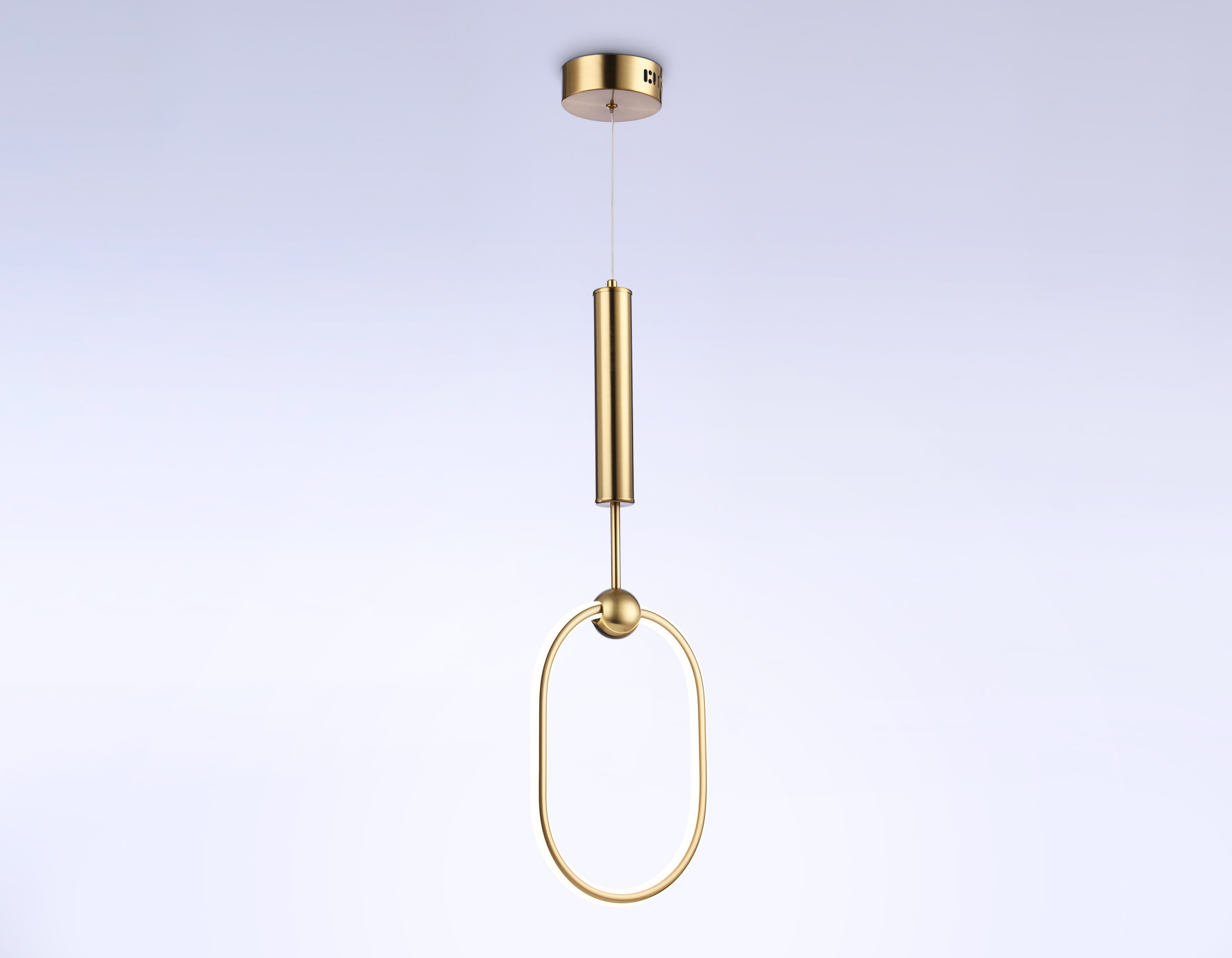 Подвесной светильник Ambrella FL10578 BS латунь 3000K/4200K/6400K 56W 230*16*1000 (ПДУ ИК)