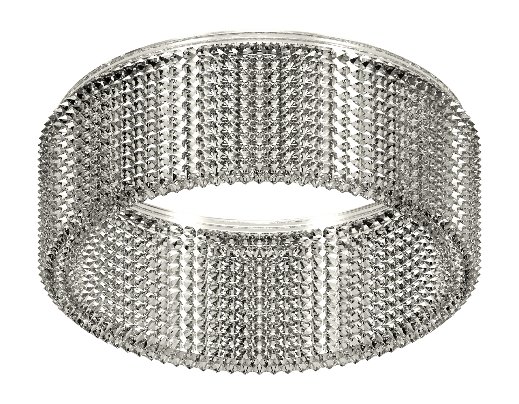 Насадка передняя для корпуса светильника Ambrella N8480 CL прозрачный D85*H35mm Out30mm GX53