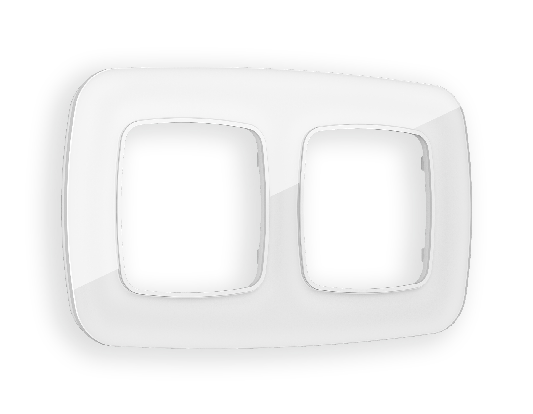 OF320102 Рамка OMEGA Radian (Белый Стекло органическое) 2-ая