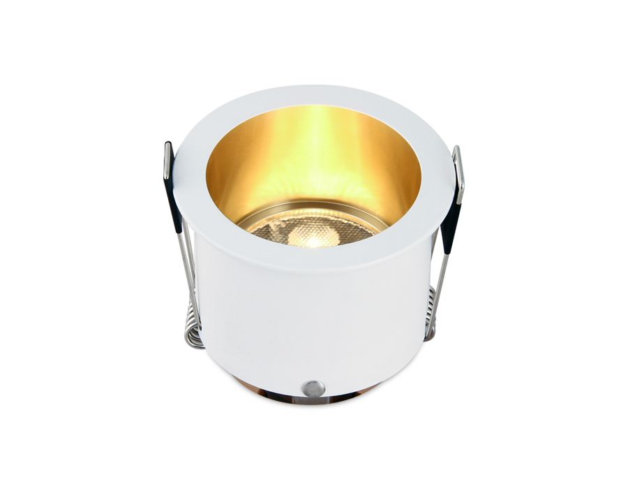Встраиваемый светильник Ambrella Techno TN211 WH/GD белый/золото
