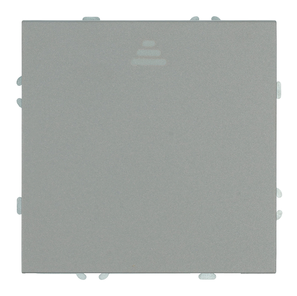 Выключатель 1-клавишный самовозвратный (механизм), STEKKER, 250В, 10А, серия Эмили, RSW10-5112-10, платиново-серый, soft touch