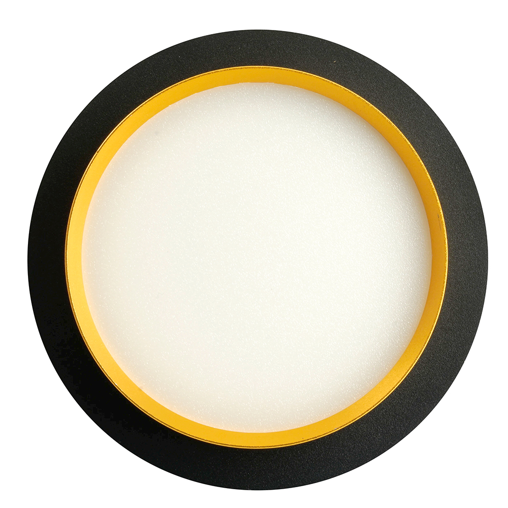 Светильник встраиваемый Feron DL507 потолочный GX53 черный + золото круг