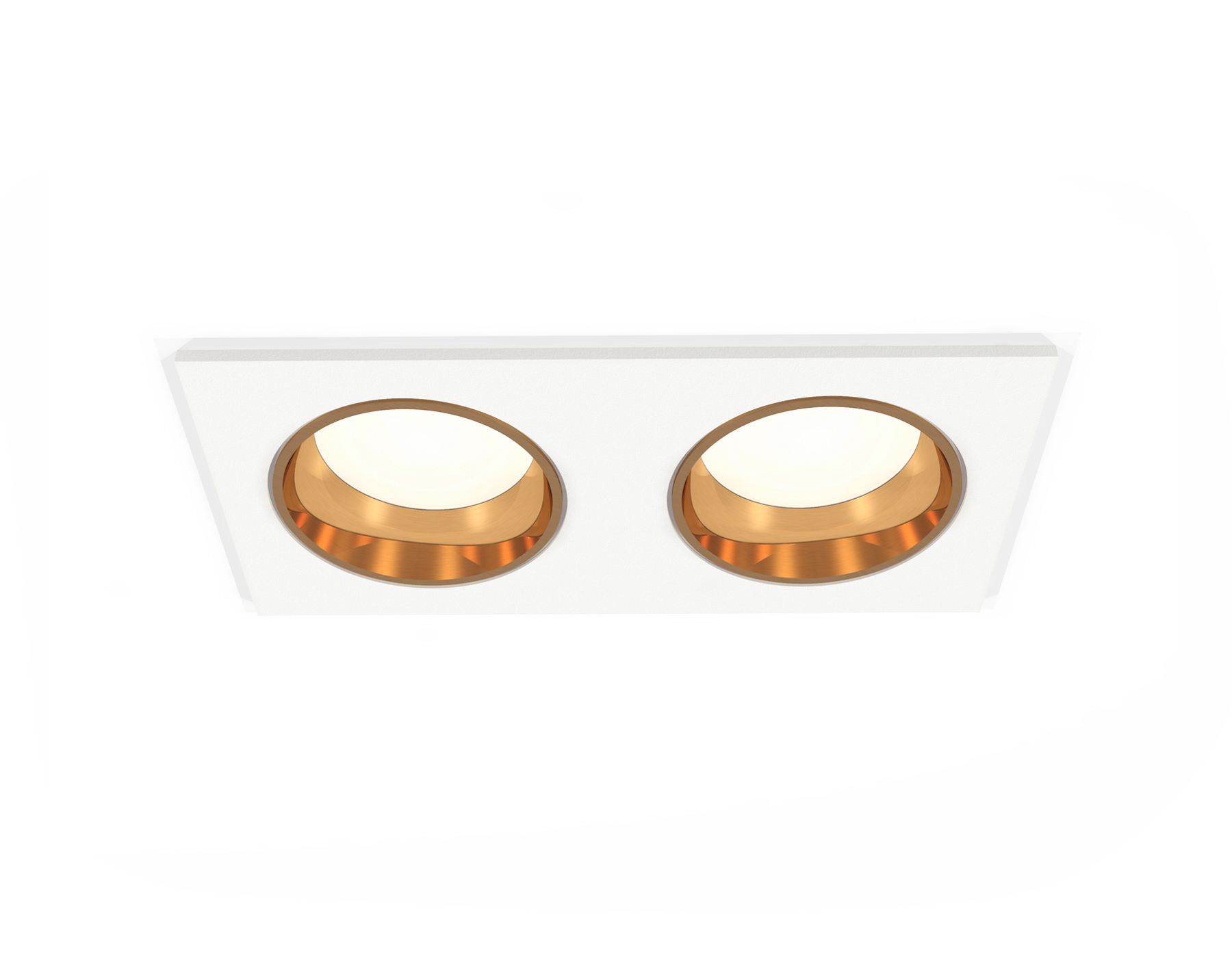 Встраиваемый светильник XC6525004 SWH/PYG белый песок/золото желтое полированное MR16 GU5.3 (C6525, N6113)