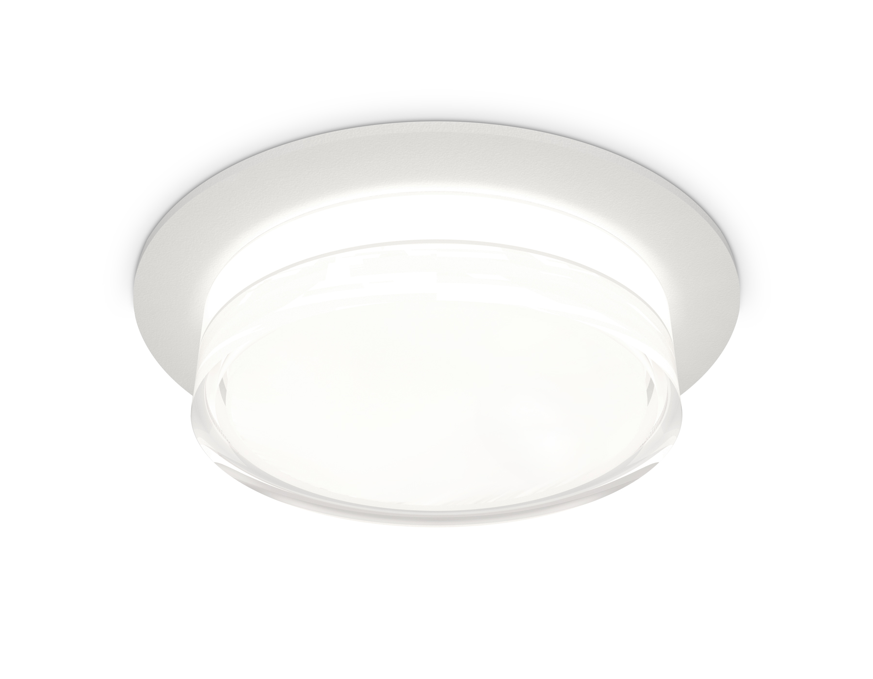 Встраиваемый светильник Ambrella XC8050024 SWH/FR/CL белый песок/белый матовый/прозрачный GX53 (C8050, N8399)