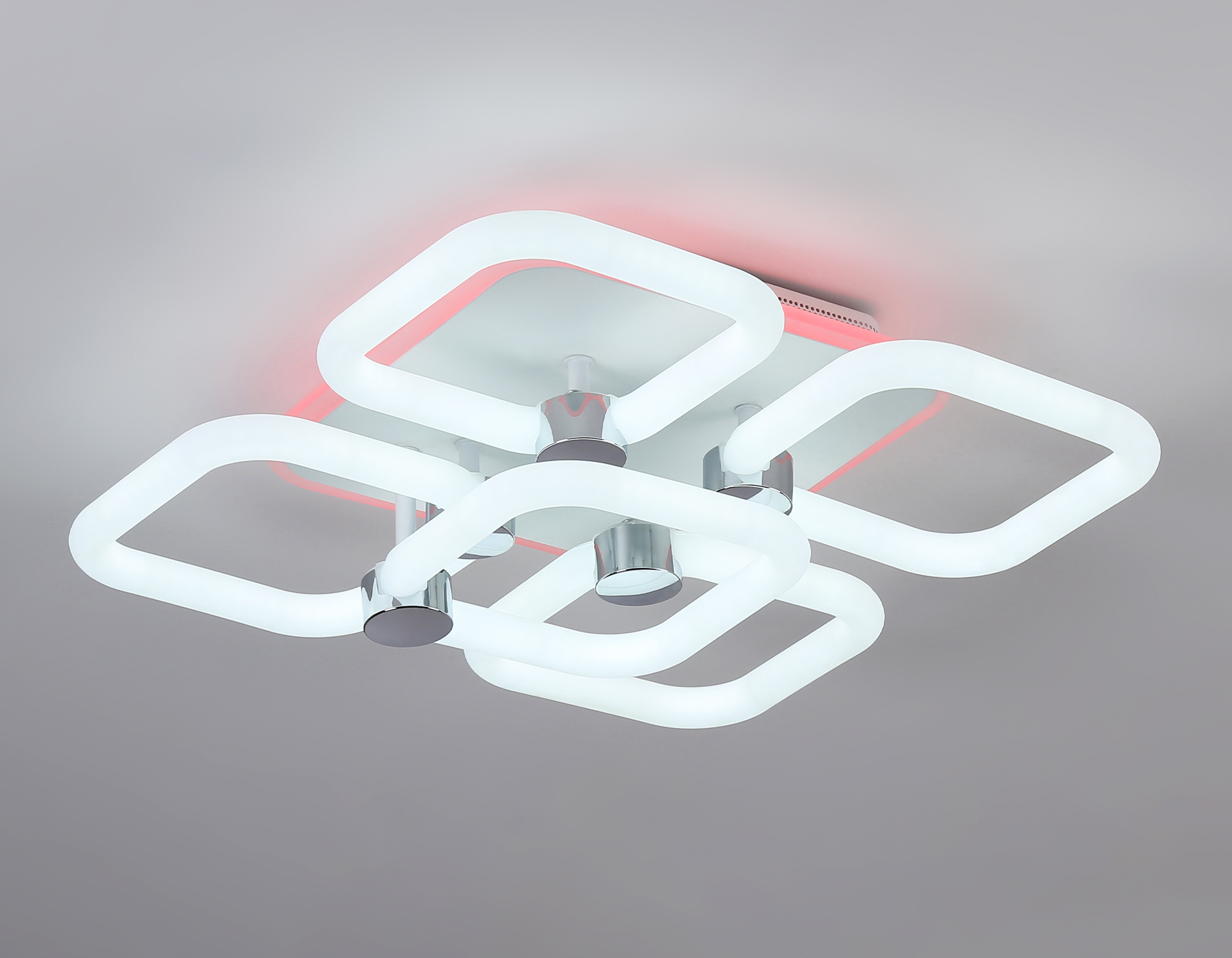 FA3861/4+1 WH белый 70W 3000K-6400K+RGB 400*400*115 (ПДУ РАДИО 2.4G)