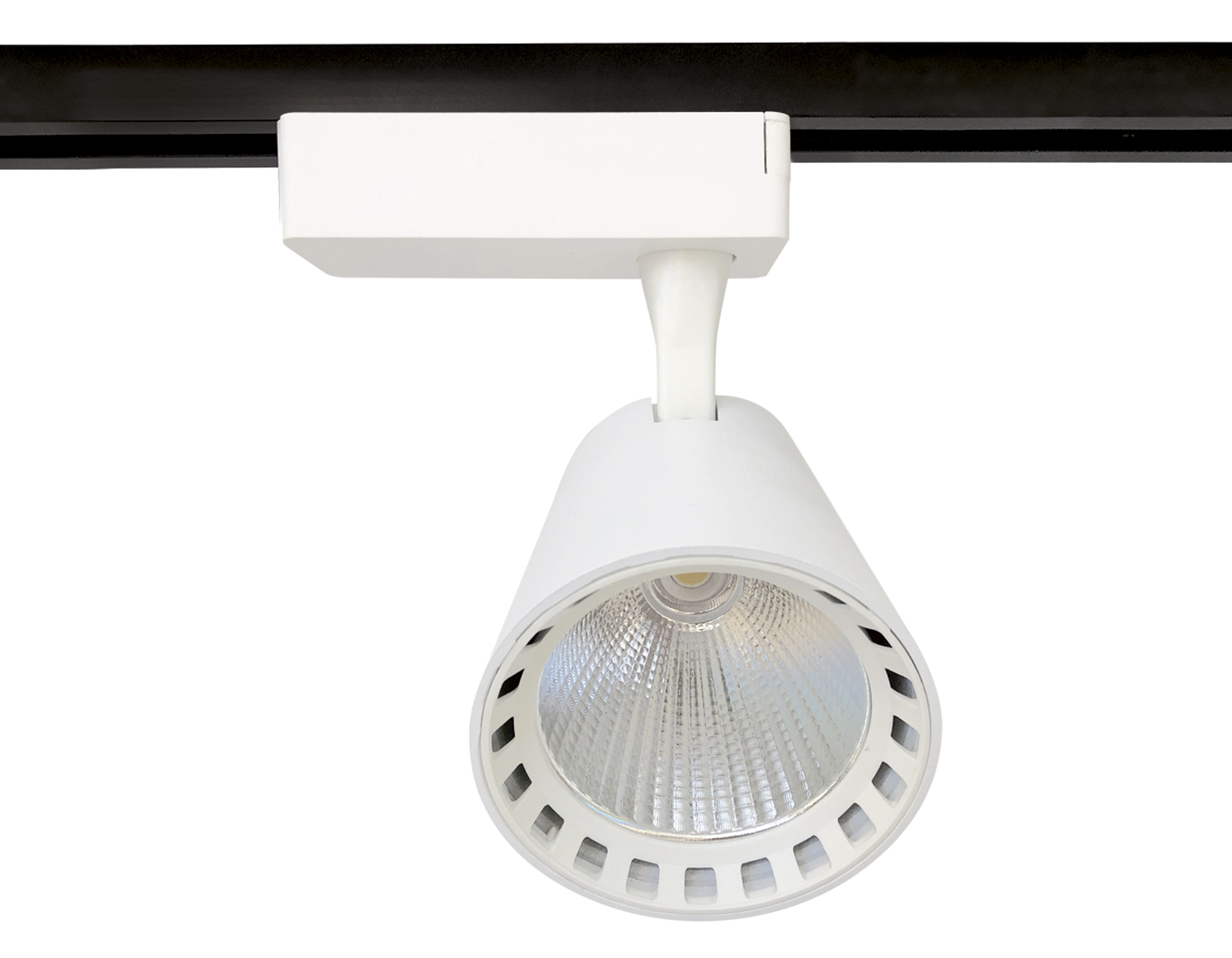 Трековый однофазный светодиодный светильник Ambrella GL5974 WH белый LED 15W 4200K 24°