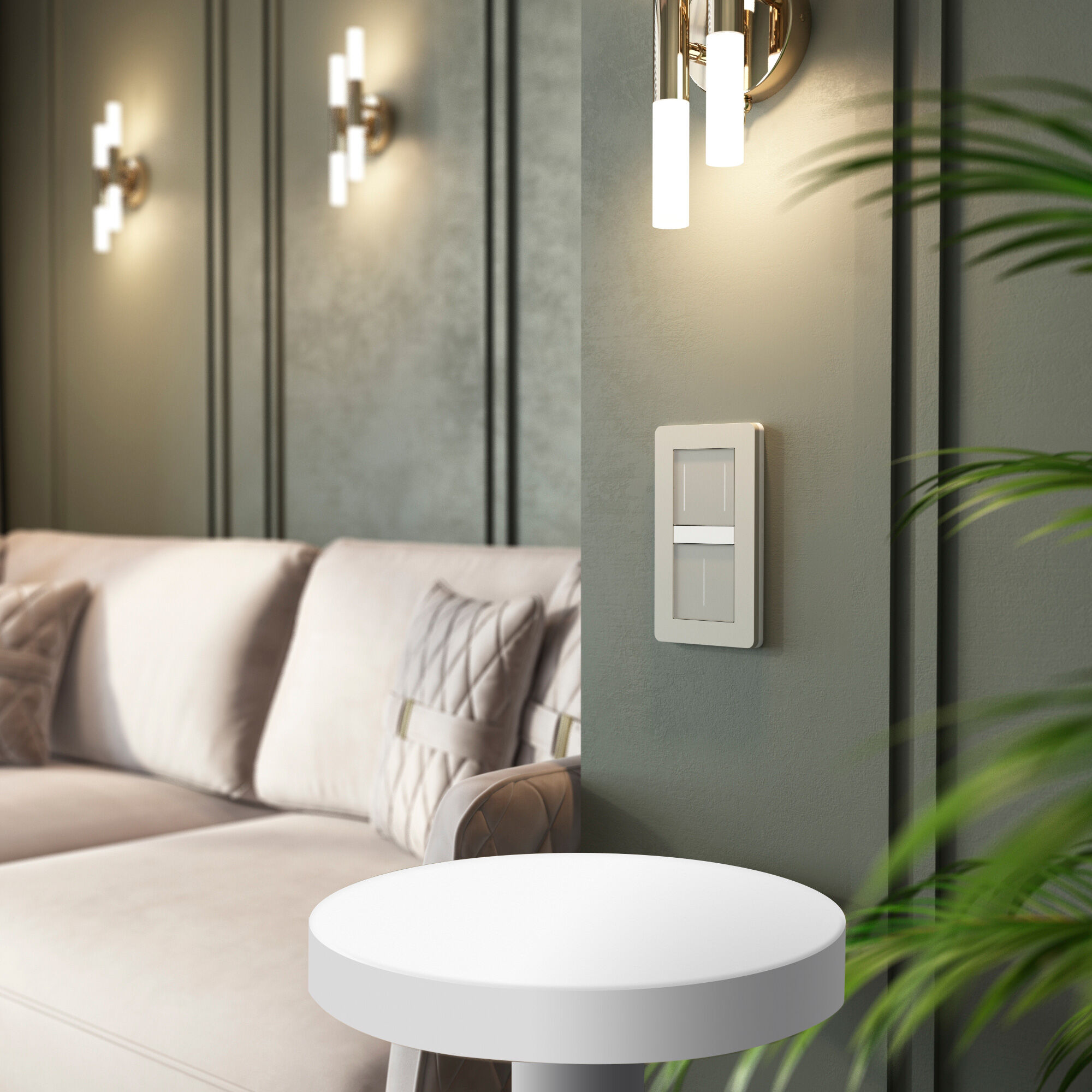 W3443141/ Умный сенсорный диммер (дымчатый) W3443141