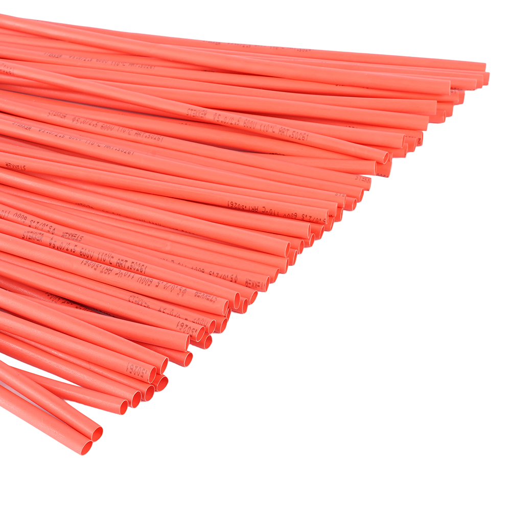 Термоусадочная трубка STEKKER 4,0/2,0 мм, длина 100 см., усадка 2:1, зеленый HST-420-100GN