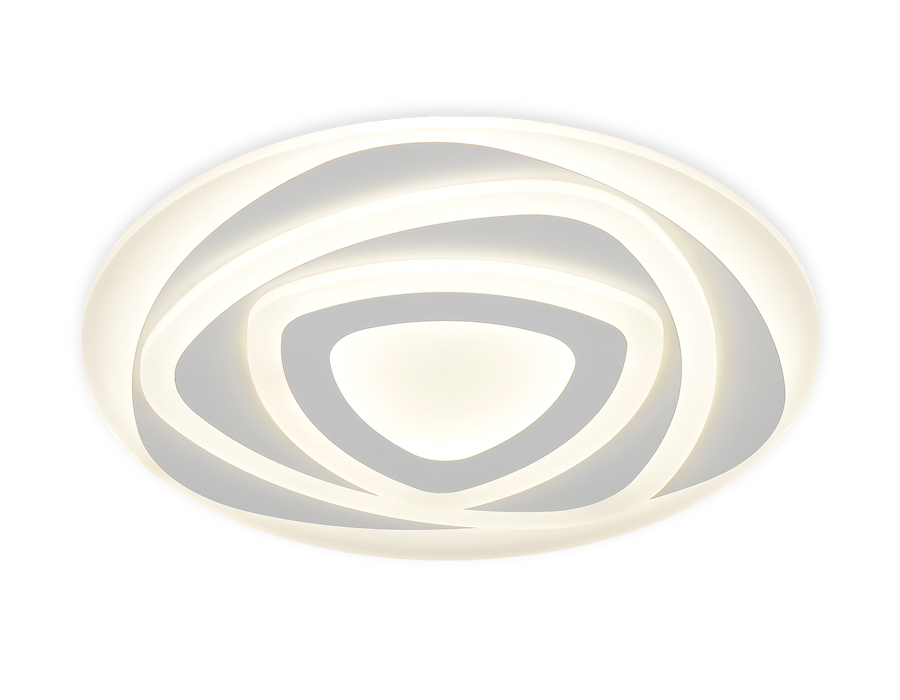 Светильник Ambrella FA804 WH 140W 500*500*60 (ПДУ РАДИО 2.4)