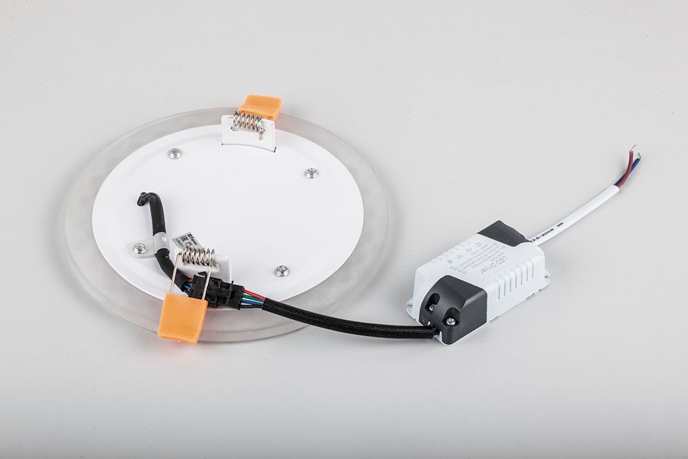 Светодиодный светильник Feron AL2880 встраиваемый 9W 4000K и подсветка 3000К белый