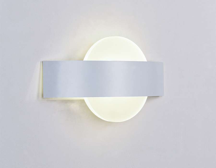 Настенный светильник Ambrella Sota FW201 WH/S 9W 4200K белый/песок