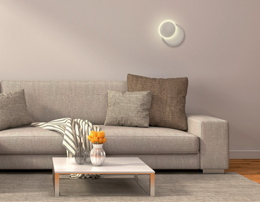 Бра Ambrella Sota FW115 WH/S 5W 3000K белый/песок