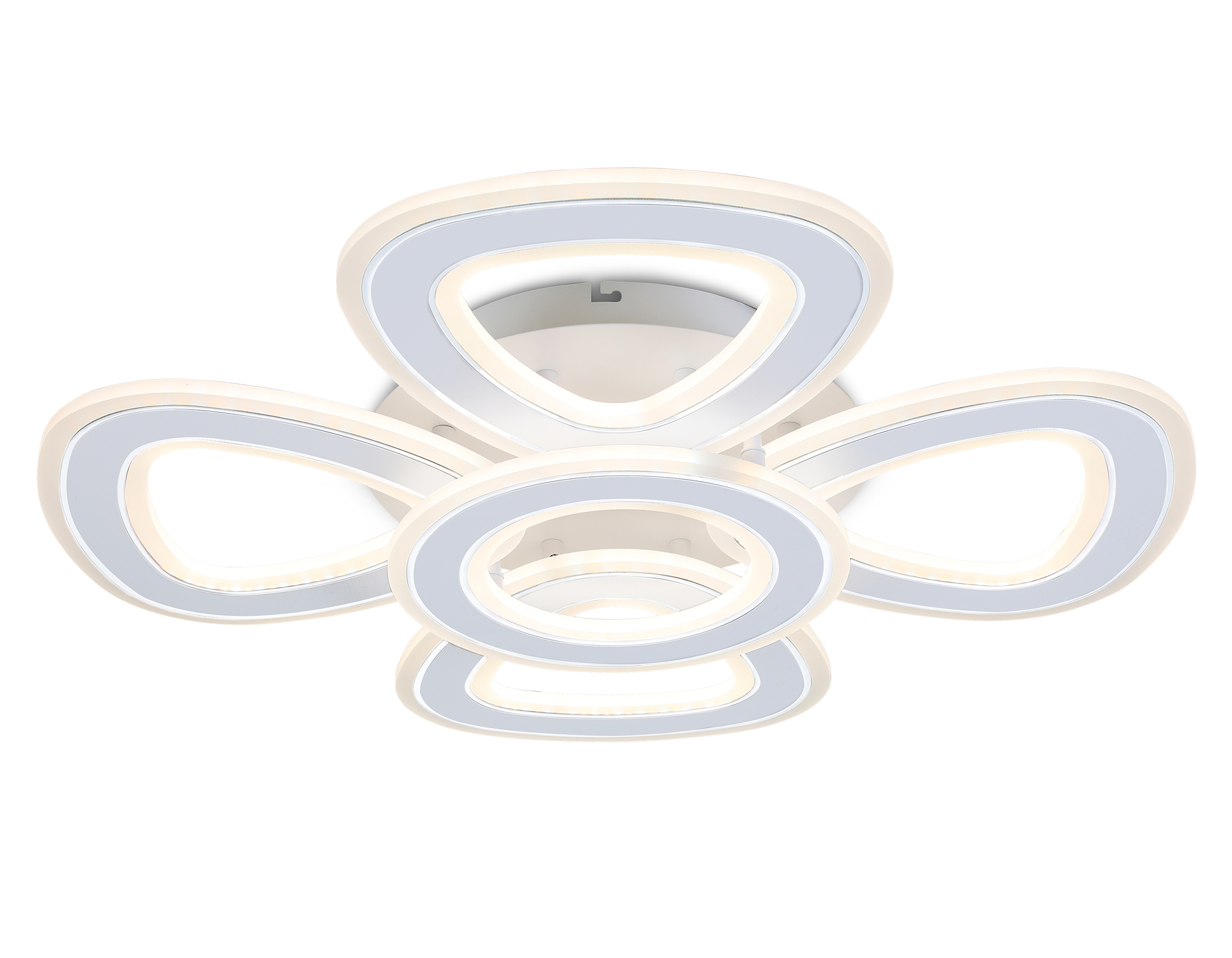 FA8925/4+1 WH/CH белый/хром 163W 3000K-6400K 590*590*120 (ПДУ РАДИО 2.4G)