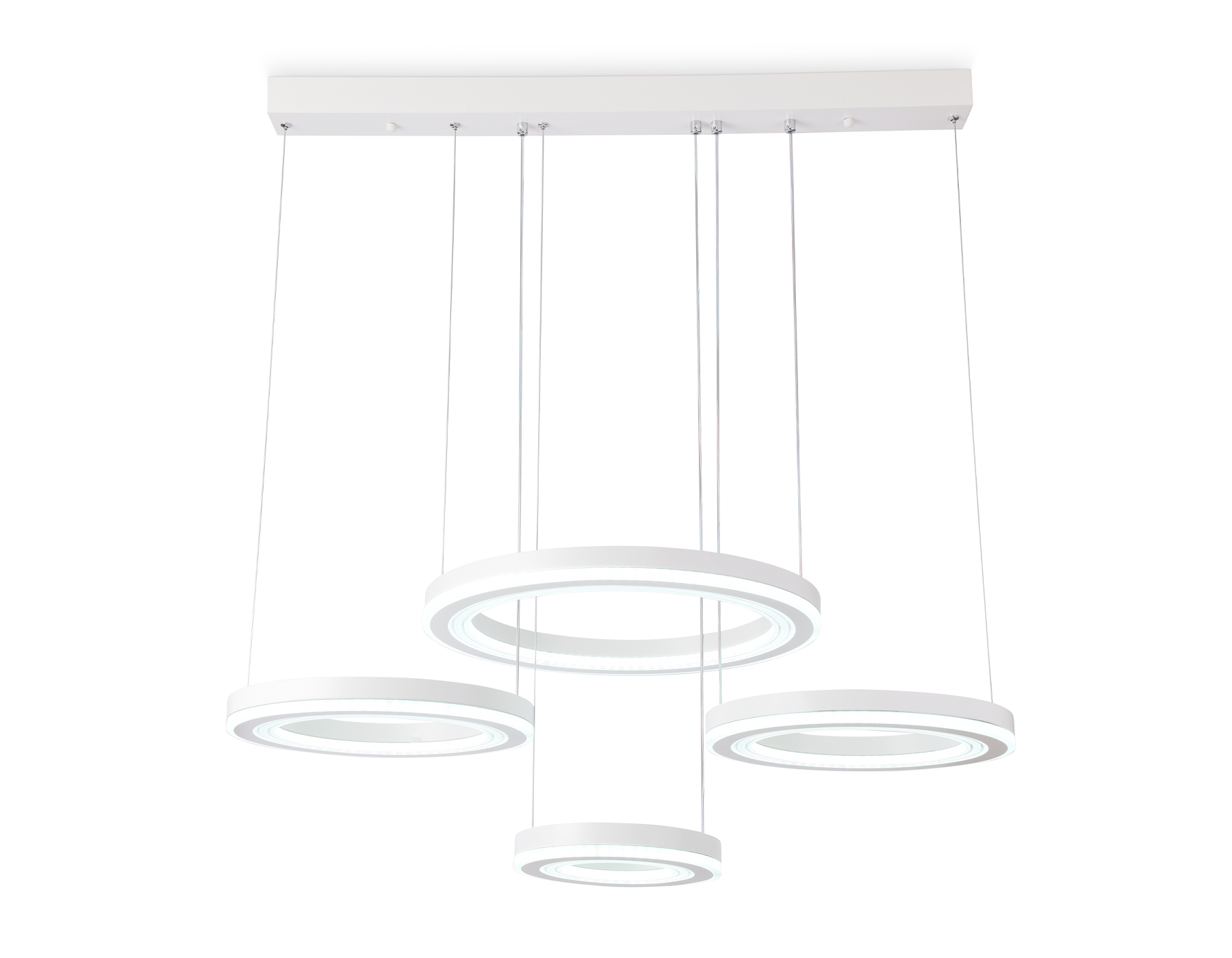 Подвесной LED светильник FA4325/4 WH белый 3000K/4200K/6400K 168W 770*400*720 (ПДУ РАДИО 2.4G)