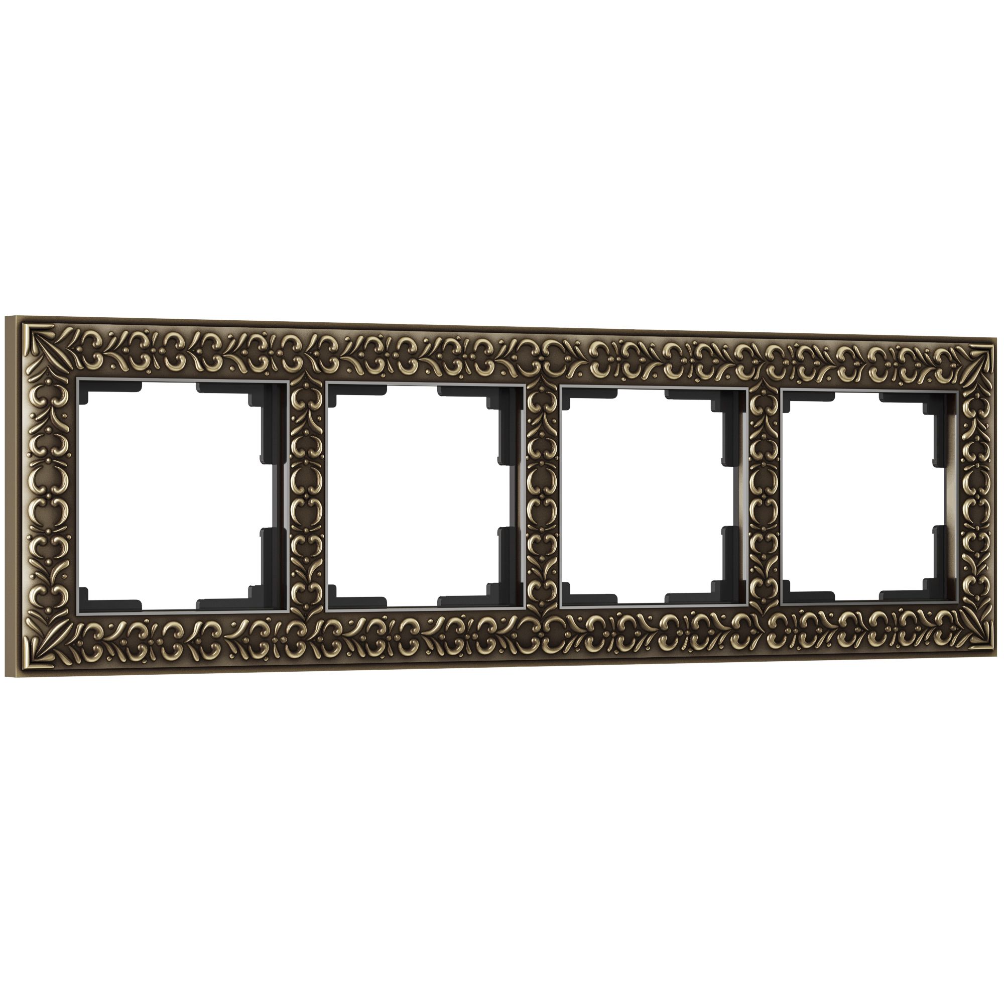 Рамка WERKEL Antik на 4 поста (бронза) WL07-Frame-04 / W0041512 / a029841