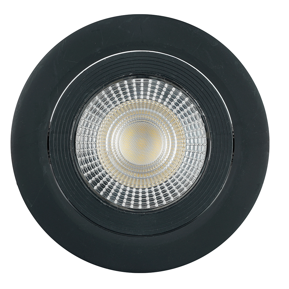 Светодиодный светильник Feron.ONE AL540 встраиваемый 12W 4000K черный "круг"